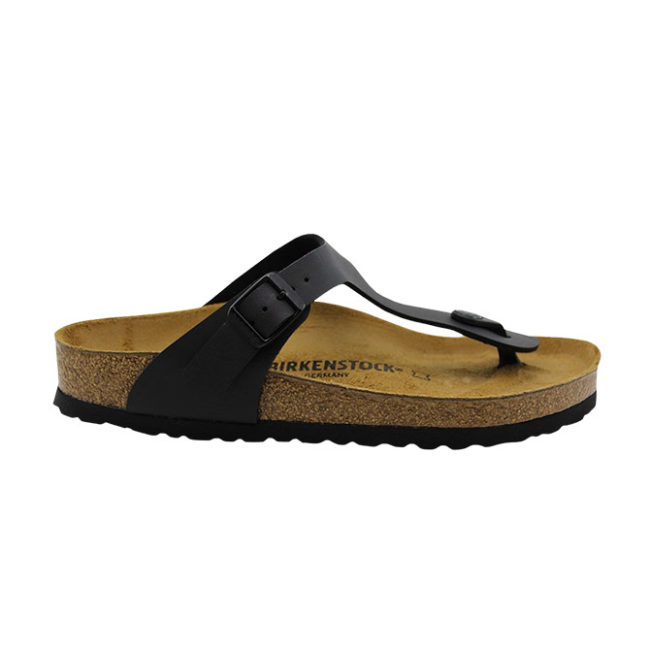 Birkenstock Gizeh Regular - Black Oiled Leather