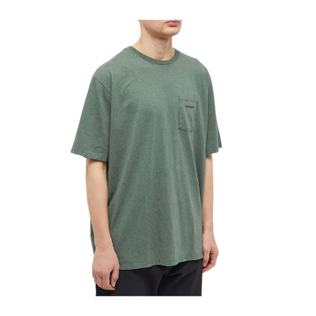 Patagonia M's Boardshort Logo Pocket Responsibili-Tee - Hemlock Green