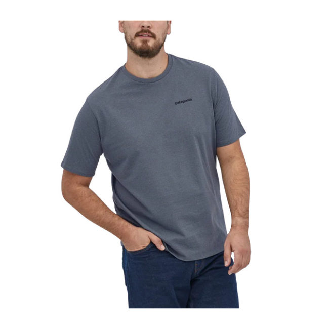 Patagonia M's P-6 Logo Responsibili-Tee - Plume Grey