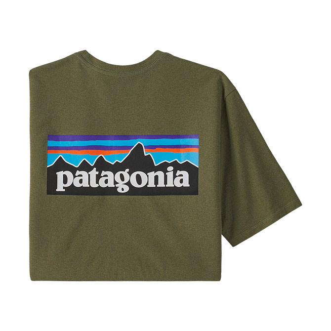 Patagonia M's P-6 Logo Responsibili-Tee - Wyoming Green - Hemley Store ...