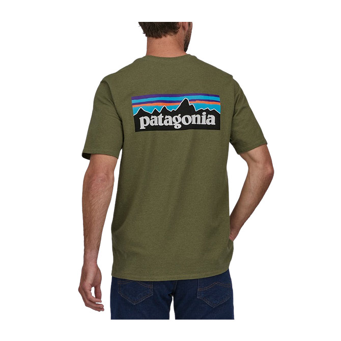 Patagonia M's P-6 Logo Responsibili-Tee - Wyoming Green - Hemley Store ...