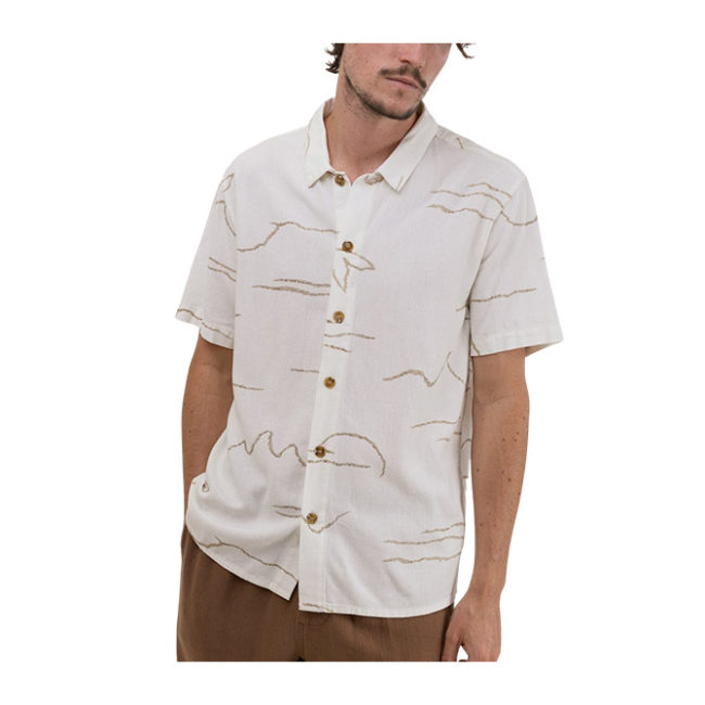 Rhythm Bays SS Shirt - Natural