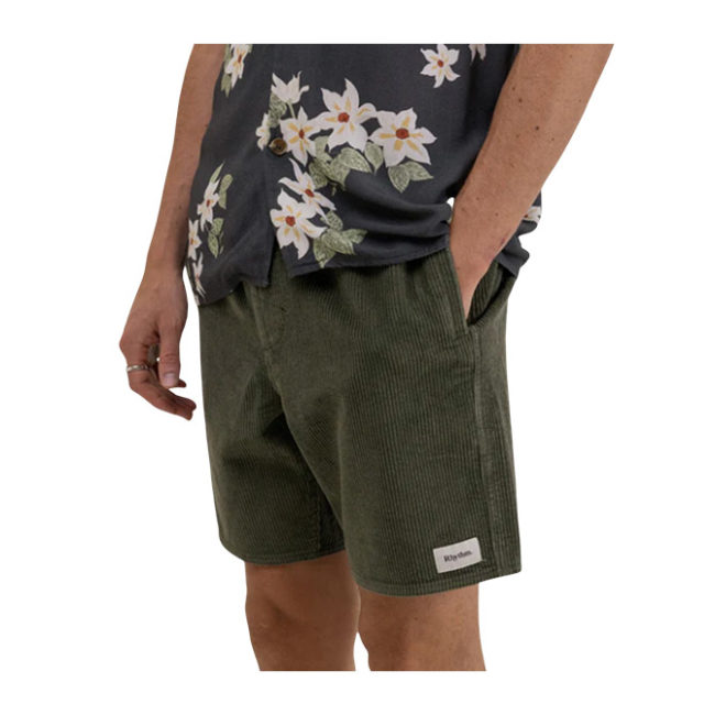 Rhythm Cord Jam Short - Olive