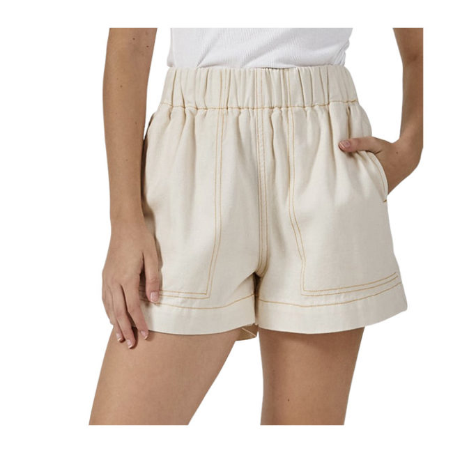 Thrills Ease Utility Short - Heritage White/Citrus