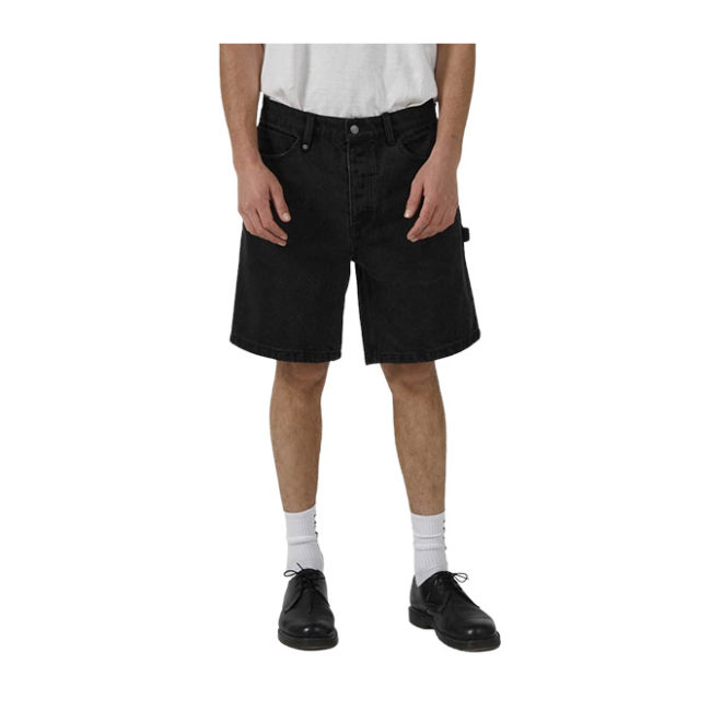 Thrills Slacker Denim Short - Aged Black