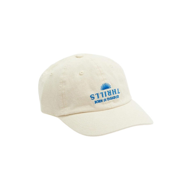 Thrills Wake Up In Paradise 6 Panel Cap - Unbleached