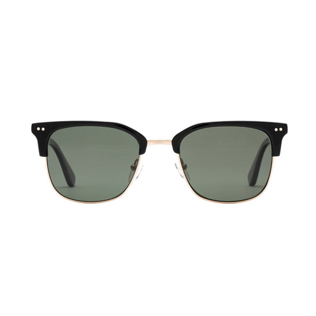 Otis 100 Club Black/ Brushed Gold/ Grey Polarised