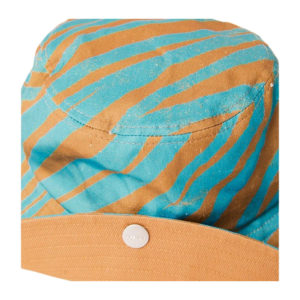 Afends Hemp Wide Brim Bucket Hat S/M - Blue Stripe