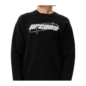 Afends Eternal Recycled Knit Crew Neck Jumper - Black