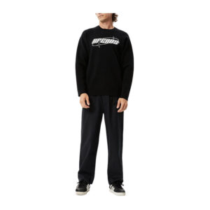 Afends Eternal Recycled Knit Crew Neck Jumper - Black
