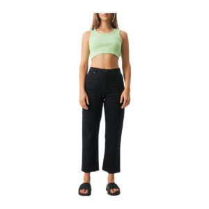Afends Shelby Hemp Wide Leg Pants - Black