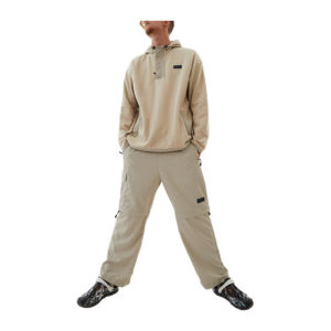 Afends Antimatter Recycled Zip Off Spray Pant - Cement