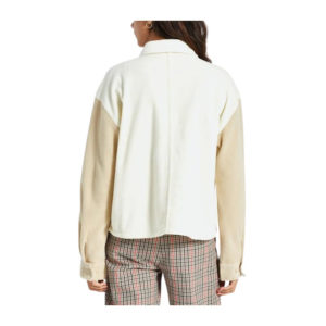 Brixton Bowery W LS Arctic Stretch Fleece - Dove Vanilla