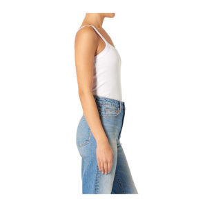 Neuw Frenchie Rib Singlet - White