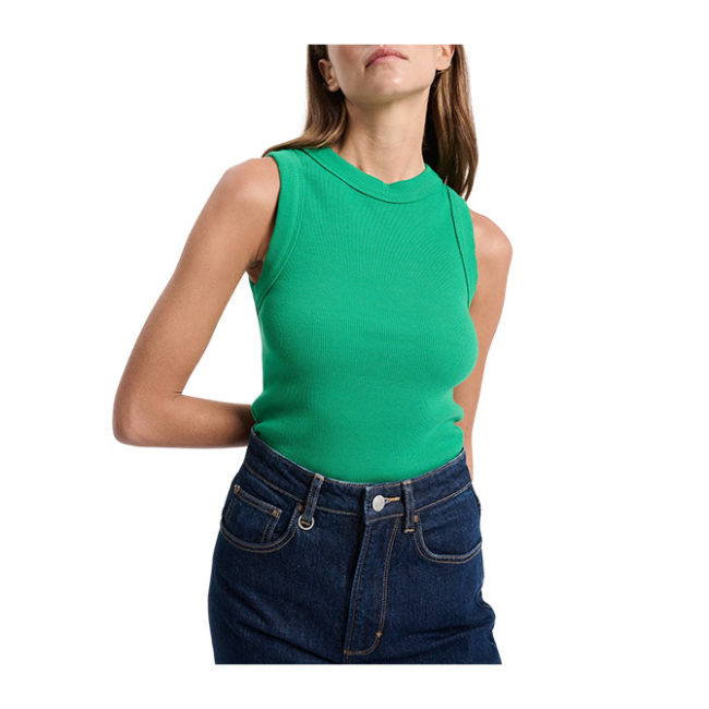 Neuw Jonesy Singlet - Fern Green