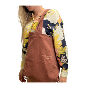 Rhythm Cord Tote - Chocolate