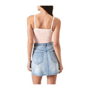 Rollas Contrast Naomi Tank - Peony