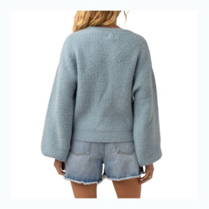 Rhythm Somerset Knit Jumper - Dusty Blue