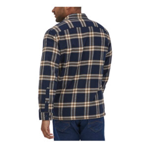 Patagonia Mens LS Organic Cotton Mid Weight Fjord Flannel Shirt - North Line New Navy