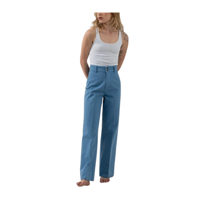 Thrills Belle Full Length Chino - Powder Blue