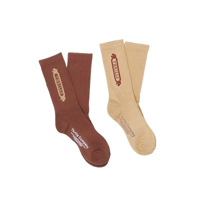 Thrills Foundation 2 Pack Sock -  Tortoise Shell/Sand