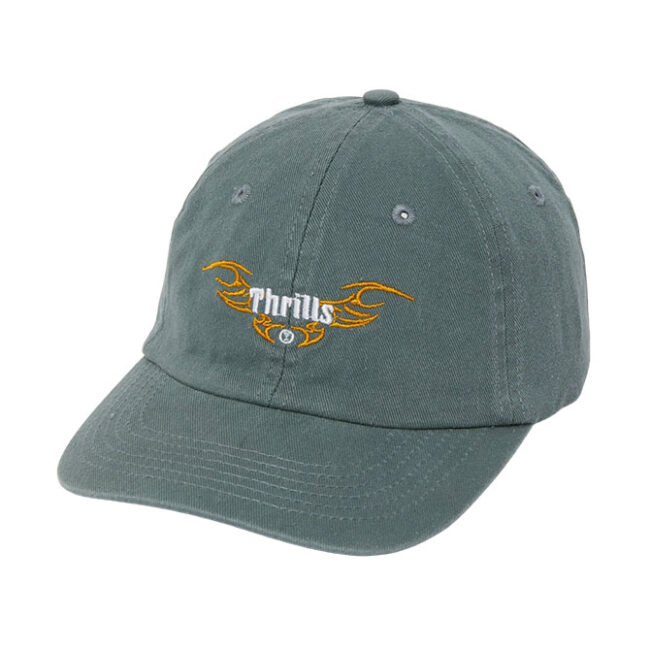 Thrills Golden Wings 6 Panel Cap - Scrubs Green