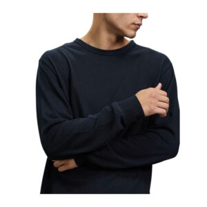 Thrills Hemp Embro Merch Fit Long Sleeve Tee -  Black