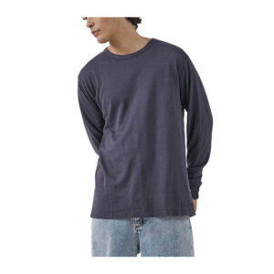 Thrills Hemp Embro Merch Fit Long Sleeve Tee - Marine Blue