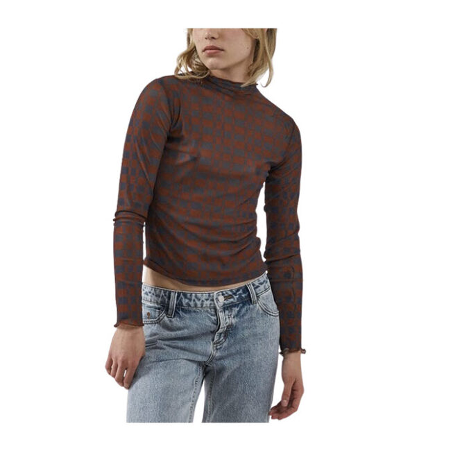 Thrills Revel Mesh Turtleneck - Navy