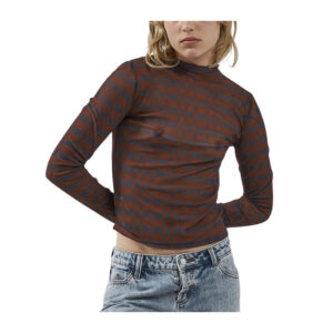 Thrills Revel Mesh Turtleneck - Navy