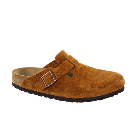 Birkenstock Boston SFB Suede Leather Regular - Mink