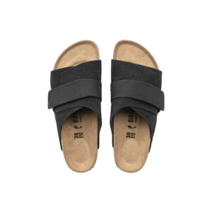 Birkenstock Kyoto Regular - Black Suede/Nubuck Leather