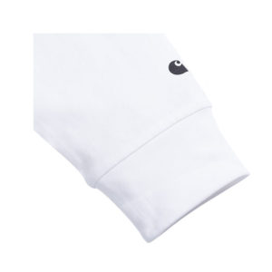 Carhartt LS Base T-Shirt - White/Black