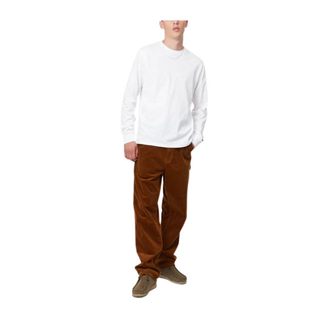 Carhartt LS Base T-Shirt - White/Black