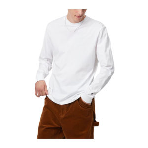 Carhartt LS Base T-Shirt - White/Black