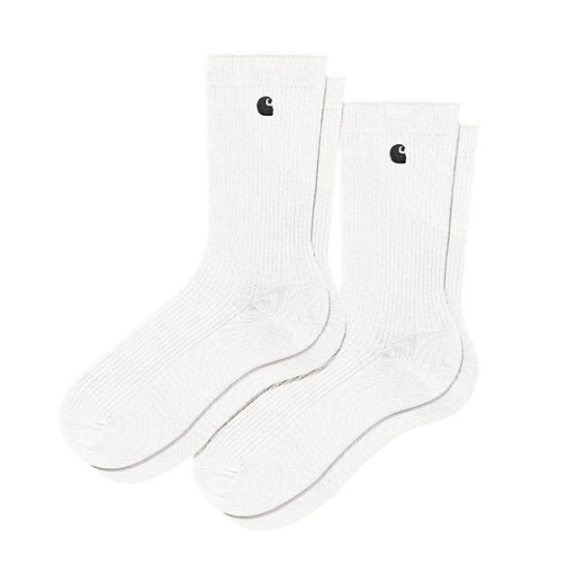 Carhartt Madison Pack Socks - White/Black