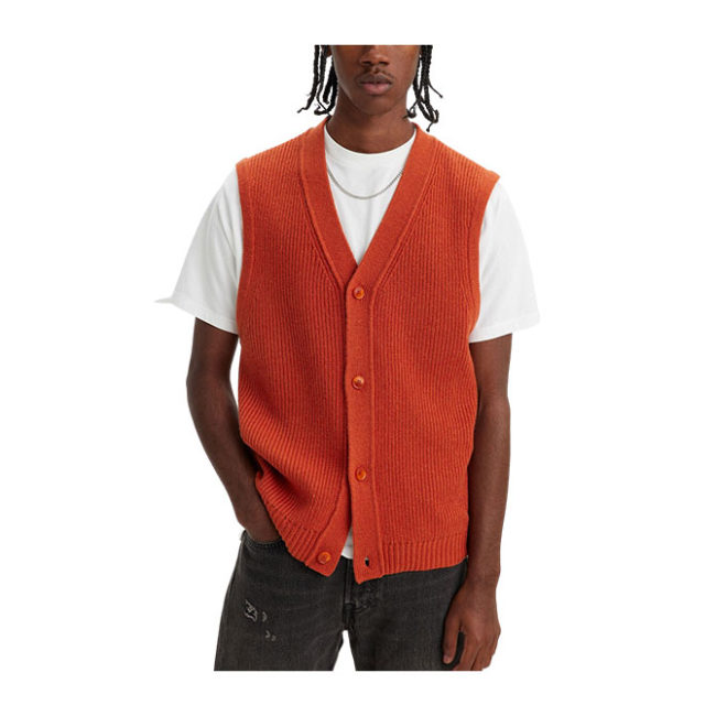 Levis Rincon Button Down Vest - Rooibos Tea