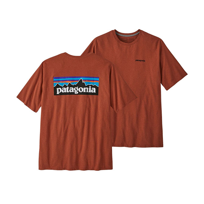 Patagonia Men's P-6 Logo Responsibili-Tee - Quartz Coral - Hemley Store ...