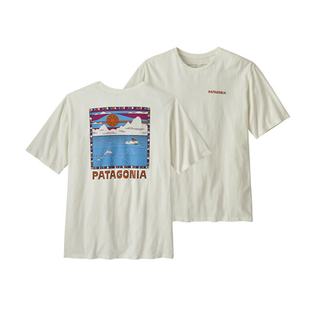 Patagonia M's Summit Swell Organic T-Shirt - Birch White