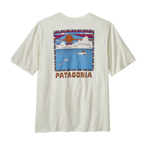Patagonia M's Summit Swell Organic T-Shirt - Birch White