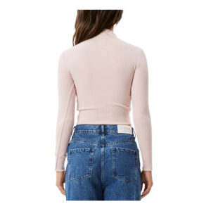Afends Daze Iconic Hemp Ribbed Long Sleeve Top - Lotus