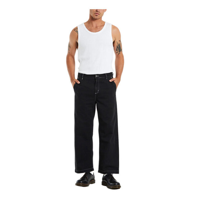 Afends Pablo Recycled Baggy Fit Pant - Black