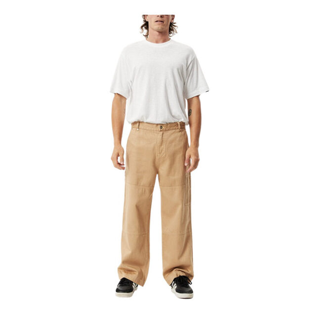 Afends Richmond Sleepy Hollows Hemp Carpenter Pant - Tan