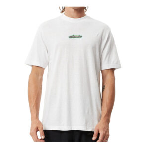 Afends Heatwave Hemp Retro Graphic Fit Tee - White
