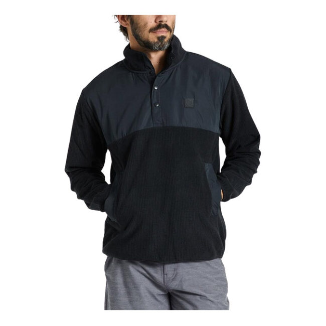 Brixton Micro Fleece X Mock Neck - Black
