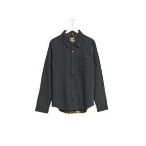Misfit Castor Loom LS Overshirt - Black