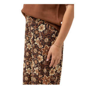 Rhythm Cantabria Floral Wide Leg Pant - Brown