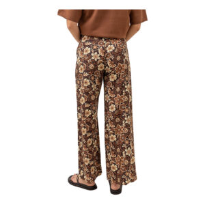 Rhythm Cantabria Floral Wide Leg Pant - Brown