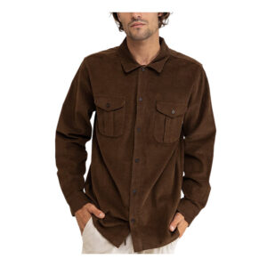 Rhythm Corduroy LS Shirt - Brown