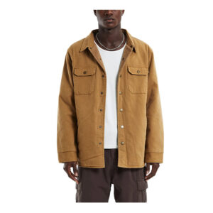 Rollas Men At Work Drill Shacket - Sand